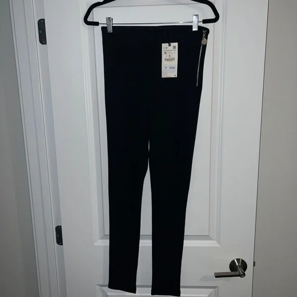 Zara Pants Jumpsuits Zara Black Leggings Poshmark